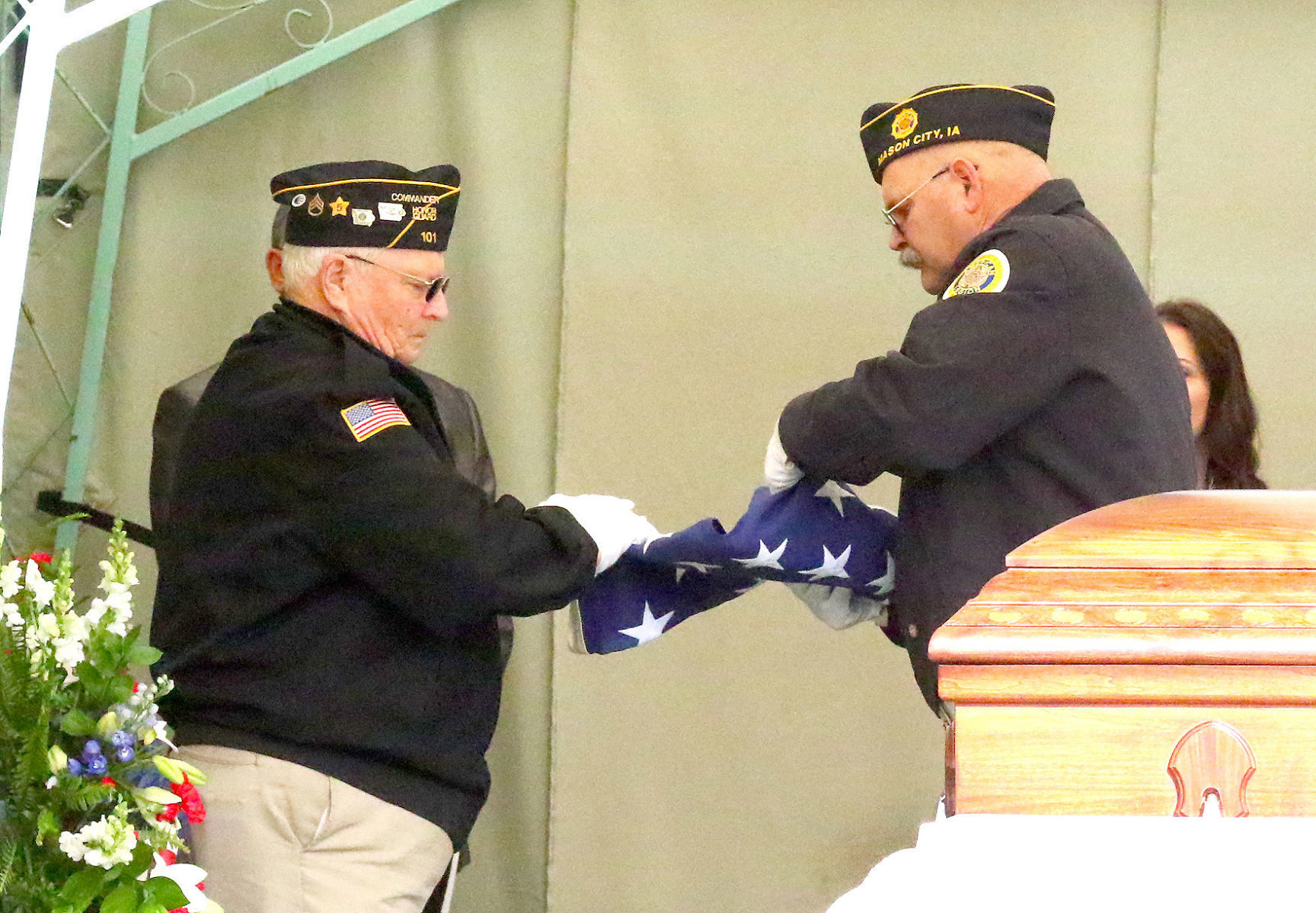 Honor Guard flag folding.JPG